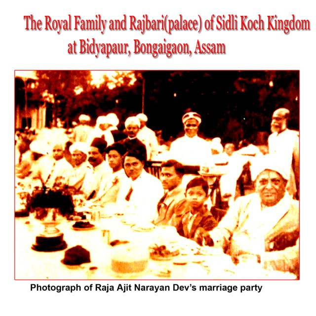 Photograph of Raja Ajit Narayan Dev's Marriage Party