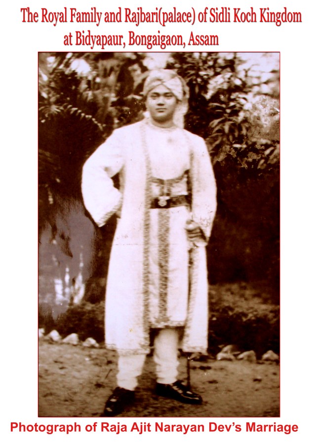 RAJA AJIT NARAYAN DEV  MARRIAGE